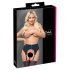 Cottelli - Matt Strumpfhalter (Schwarz) - XL