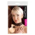 Cottelli - Halsband aus Kunstleder mit Spitze, BDSM-Kostüm-Accessoire