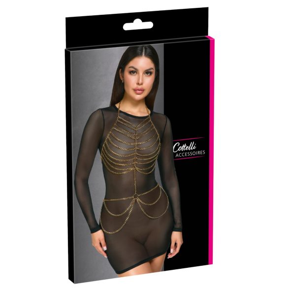 Cottelli - Kettenkorsett (Gold)