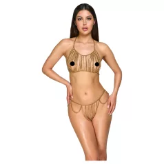 Cottelli - Körperkette mit Kettendetails (Gold)