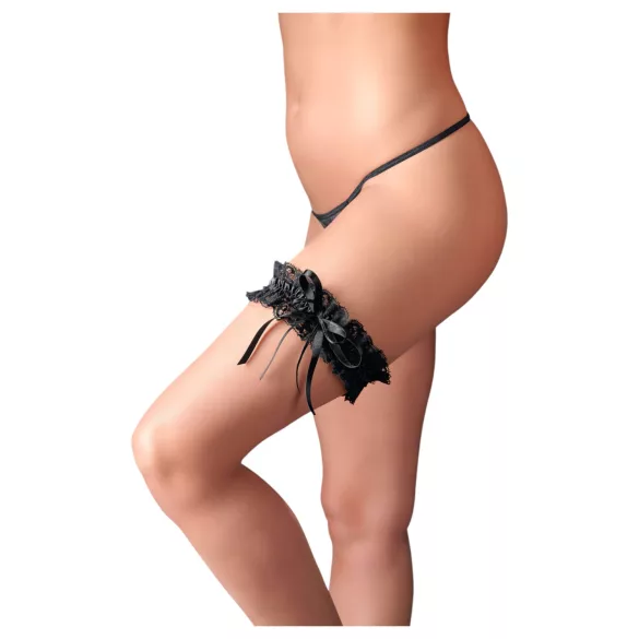 Cottelli - Spitzenstrumpfhalter - schwarz (S-L)