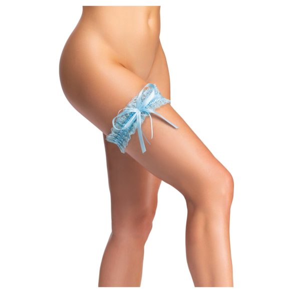 Cottelli - Brautstrumpfband in Blau - S-L