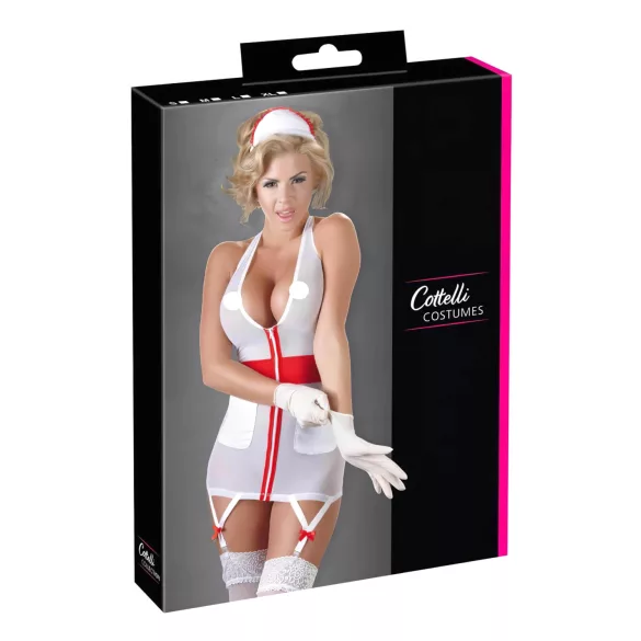Cottelli - Verführerisches Krankenschwester-Outfit mit Strapse