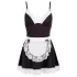 Cottelli - Zimmermädchenkleid und Schürze (schwarz-weiß)