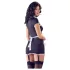 Cottelli - Dienstmädchen-Kleid mit Strapsen (Schwarz-Weiß) - M