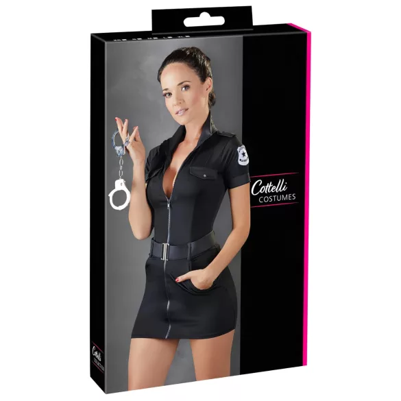 Cottelli Police - Polizistin Kostüm Kleid (schwarz) - L