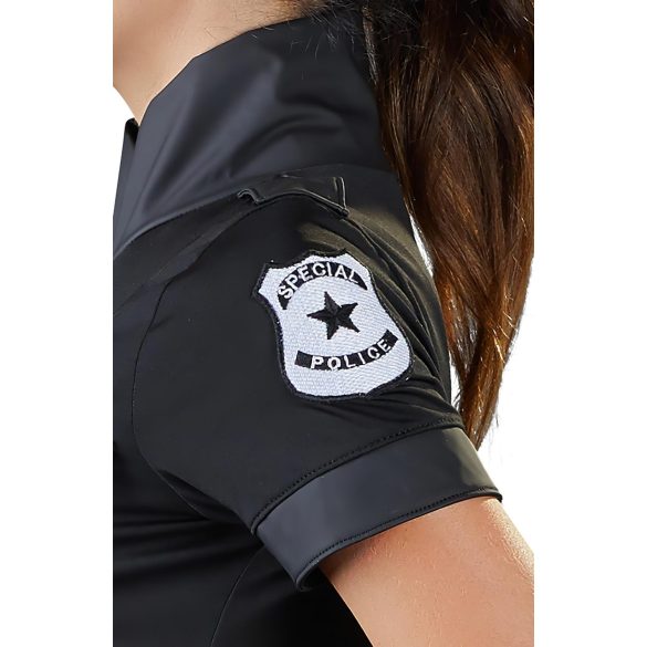 Cottelli Police - Polizistin Kostüm Kleid (schwarz) - L