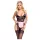 Cottelli - Transparente Dienstmädchenkostüm (schwarz-pink) - L