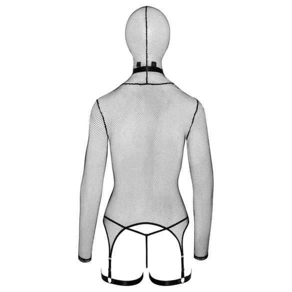 Bad Kitty - BDSM Transparentes Netz-Set mit Peitsche (Schwarz)