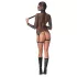Bad Kitty - BDSM Transparentes Netz-Set mit Peitsche (Schwarz)