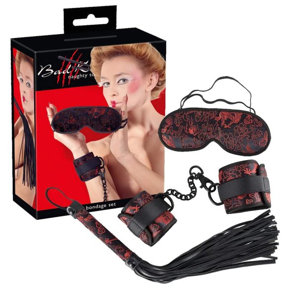 Bad Kitty - Asiatisches Set (Rot-Schwarz)