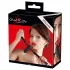 Bad Kitty - Silikon Knebel mit kleinem Dildo (schwarz)