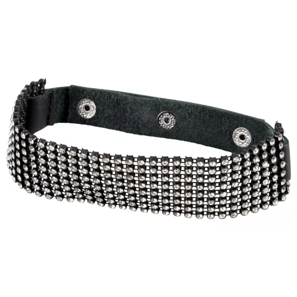 Bad Kitty - Strassshalsband (Schwarz)