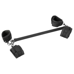 Fetisch - Kunstleder Fesselstangen-Set (6-teilig) - schwarz