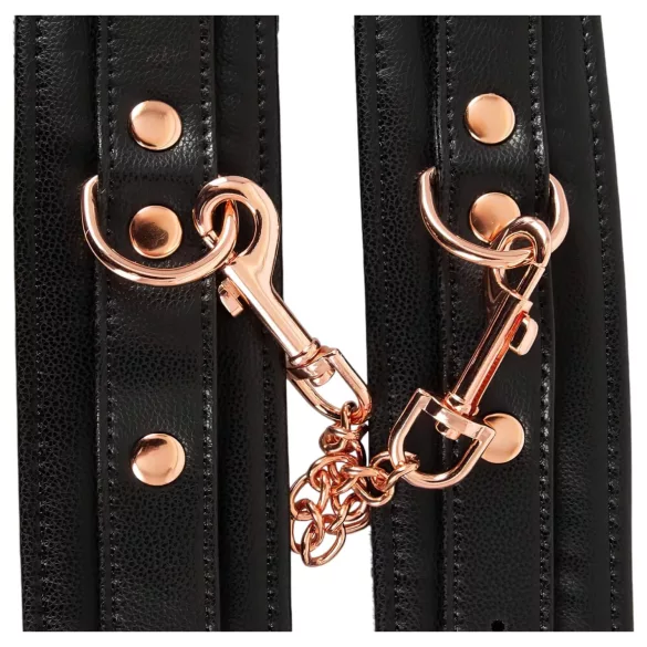 Bad Kitty - Fesseln mit Kette (schwarz-rosegold)