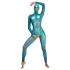 Beasty Suits Reptiloid Roleplay - Reptilien-Rollenspielkostüm mit Maske (grün) - L/XL