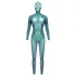 Beasty Suits Reptiloid Roleplay - Reptilien-Rollenspielkostüm mit Maske (grün) - L/XL