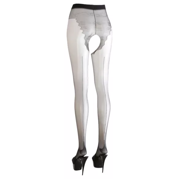 Cottelli - Streifen-Sexstrümpfe - 3/M-L