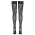 Cottelli Legwear - Leopardenmuster Strümpfe (schwarz) - 3