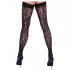 Cottelli Legwear - Leopardenmuster Strümpfe (schwarz) - 5