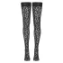 Cottelli Legwear - Leopardenmuster Strümpfe (schwarz) - 5