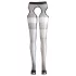 Cottelli - Wellenförmige Sex-Strumpfhose (schwarz) - M