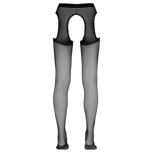 Cottelli - offene (crotchless) Strumpfhose (schwarz) - L/XL