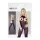 NO:XQSE - Offener Neckholder-Sexoverall - Schwarz (S-L)