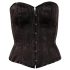 Cottelli - Besticktes Party-Korsett (Schwarz) - XL