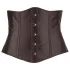 Cottelli Plus Size - Satin Korsett (schwarz) - 3XL