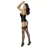 Cottelli Party - Satin-Korsett mit Strapshaltern (schwarz) - XL