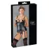 Cottelli Bondage - Glänzendes Hebe-Top mit Fesseln (Schwarz) - L