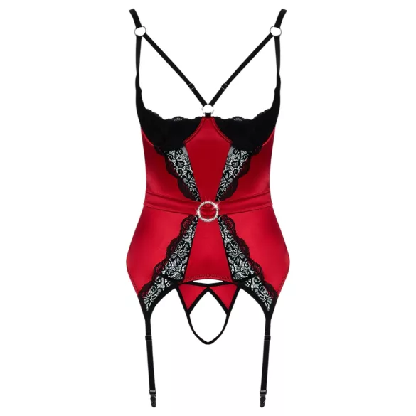 Cottelli - Spitzen-Lift-Set (Rot) - M