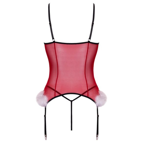 Cottelli - Weihnachts-Dessous-Set (Rot)