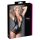 Cottelli - Glänzender Netz-Body (schwarz) - L