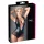 Cottelli - Glänzender Netz-Body (schwarz) - L