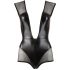 Cottelli - Glänzender Netz-Body (schwarz) - L