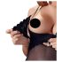 Cottelli - Samtweicher, variabler Body (schwarz) - 85C/L