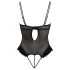 Cottelli - Samtweicher, variabler Body (schwarz) - 85C/L