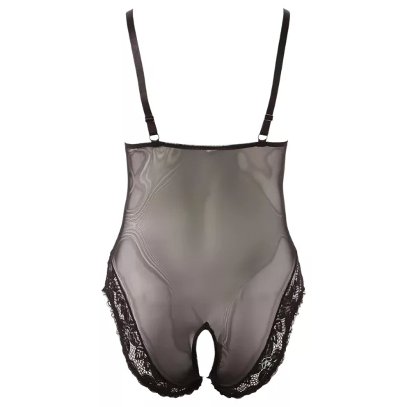 Cottelli Plus Size - Spitzenbody (schwarz) - XXXL