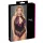 Cottelli Plus Size - Blumen-Body (schwarz-lila)