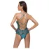 Cottelli - Schnür-Body aus Spitze, offen (grün)