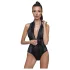 Cottelli Party - Schlangenhautmuster Body (schwarz) - M