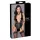 Cottelli Bondage - Spitzen-Body mit Halsband (Schwarz) - M