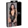 Cottelli Bondage - Spitzen-Body mit Halsband (Schwarz) - XL