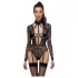 Cottelli - transparenter Riemenbody (schwarz)