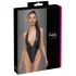 Cottelli Party - Glänzender Neckholder-Body (Schwarz)