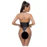 Cottelli Party - Glänzender Neckholder-Body (Schwarz)