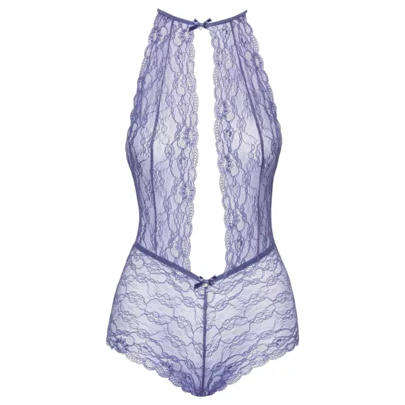 Kissable - Halsbandspitze Body (Lila) - L/XL