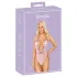 Kissable - Body mit Rosenspitze (Pink) - L/XL